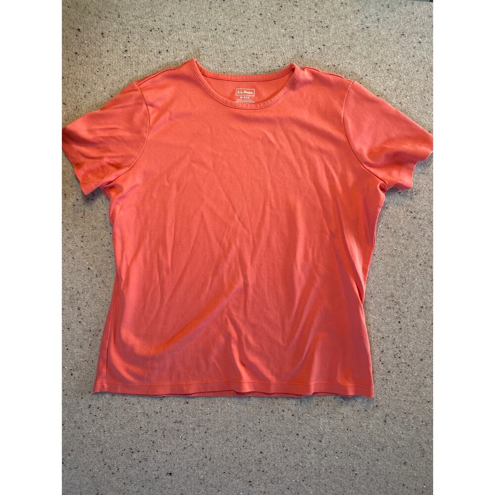 L.L. Bean Tshirt Women's Medium Coral